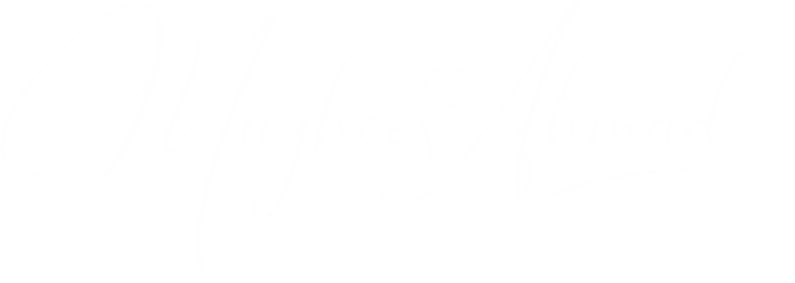 Signature of Mughees Ahmad