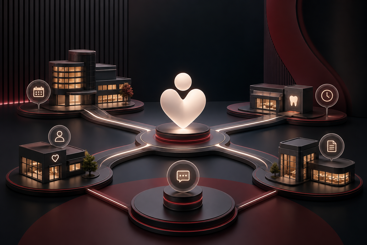 CodeFier editorial illustration for healthcare local growth