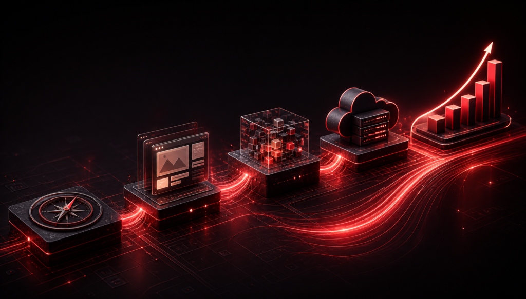 CodeFier editorial illustration for web development systems